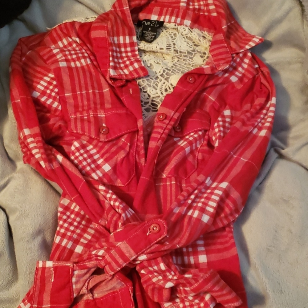 rue 21 button up flannel